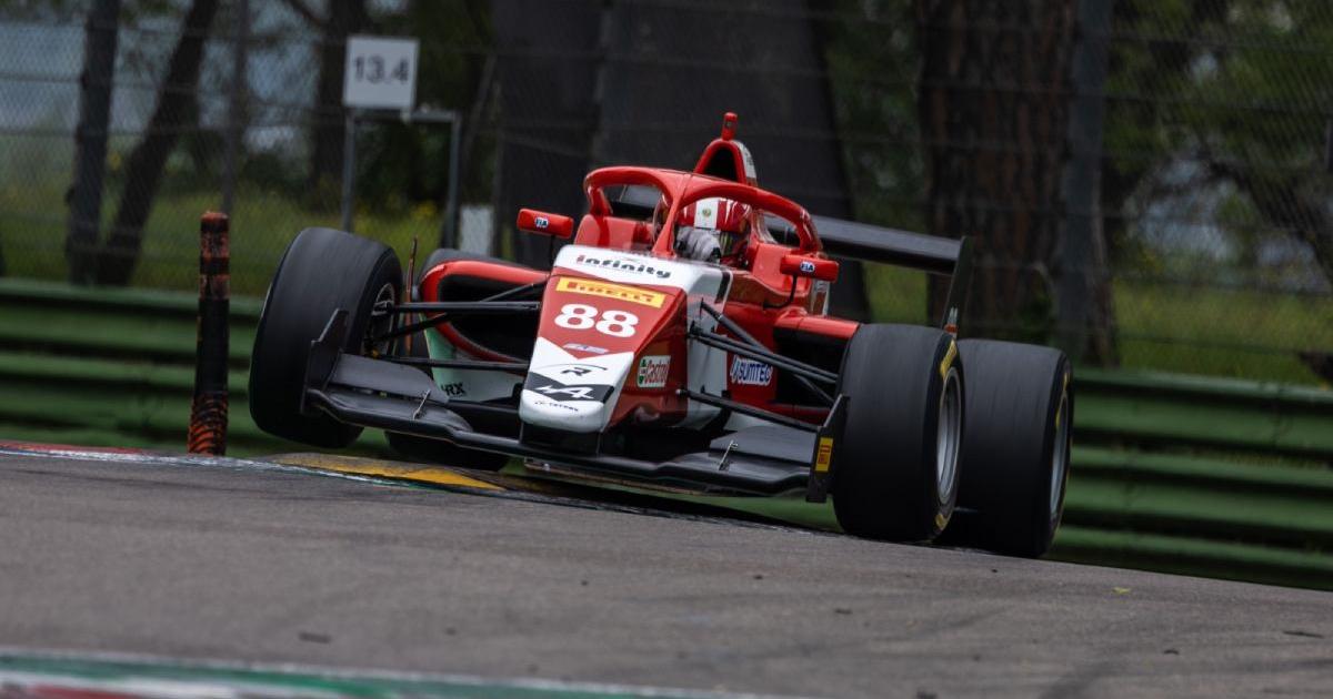 Zagazeta se ubicó quinto en 'Imola' en el inicio de la Fórmula Regional Europea