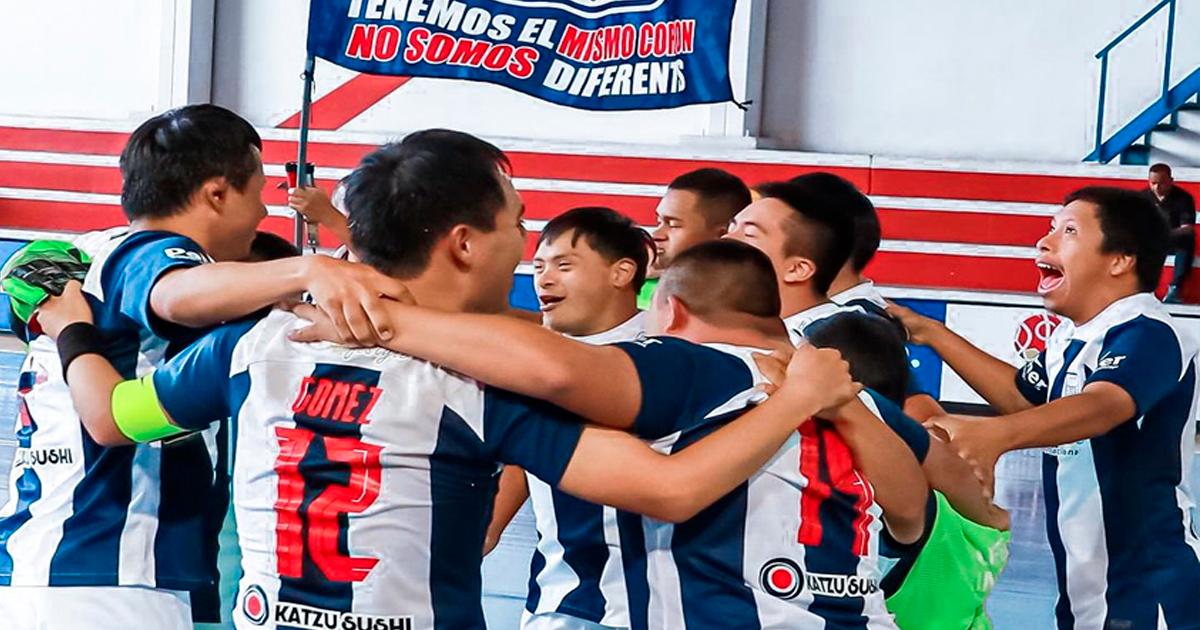 ¡Lo pasó por encima! Alianza Lima goleó a Peñarol en torneo de Futsal Inclusivo