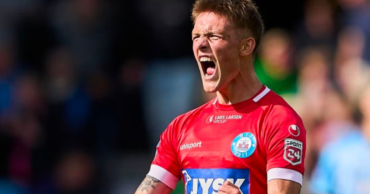 ¡Grítalo! Oliver Sonne anotó en goleada del Silkeborg por Copa danesa