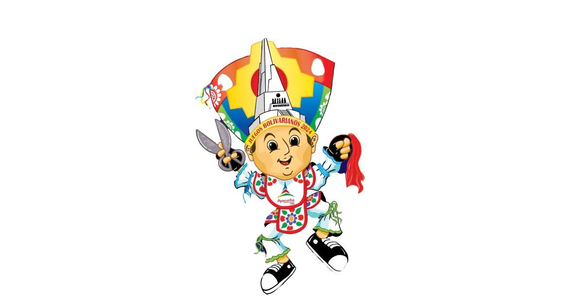 'Danzaq' es la mascota oficial de los Juegos Bolivarianos 2024