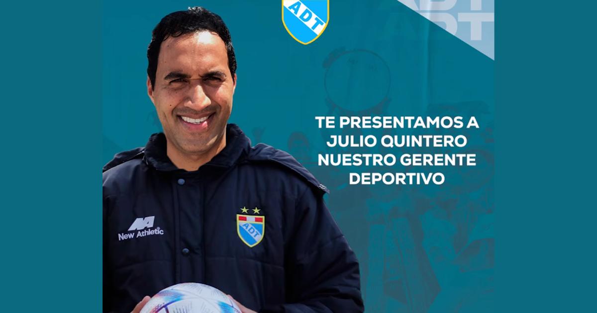 (VIDEO) ADT presentó a Julio Quinteros como su nuevo gerente deportivo
