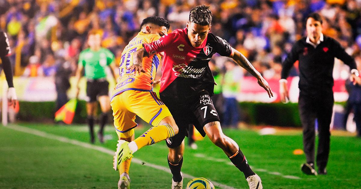 Con Santamaría de arranque, Atlas empató ante Tigres en la Liga MX
