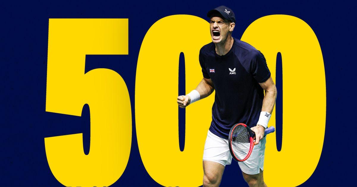 Andy Murray llegó a las 500 victorias en cancha dura