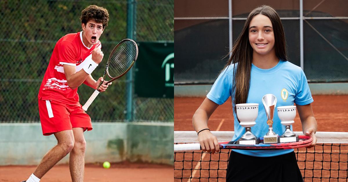 Nicolás Baena y Micaela Moro disputarán el Roland Garros Junior Series en Brasil