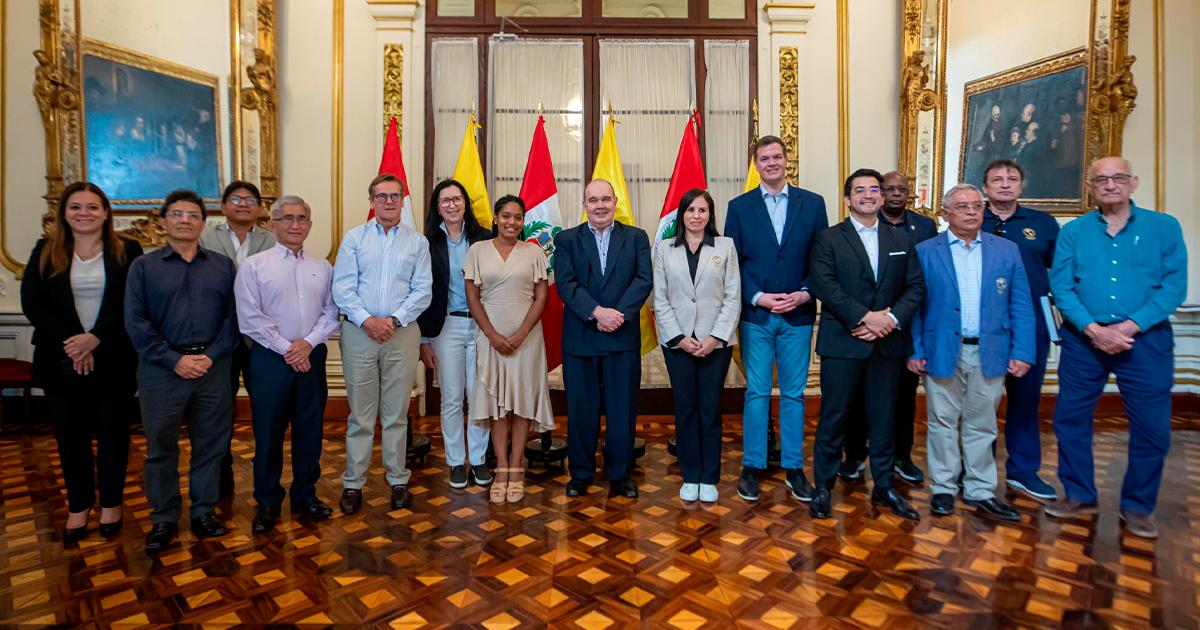 Comité ejecutivo de Panam Sports visitó la Municipalidad de Lima