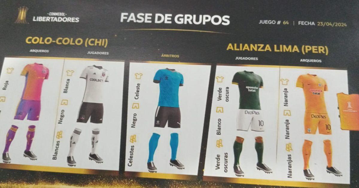 Alianza jugará con camiseta alterna ante Colo Colo