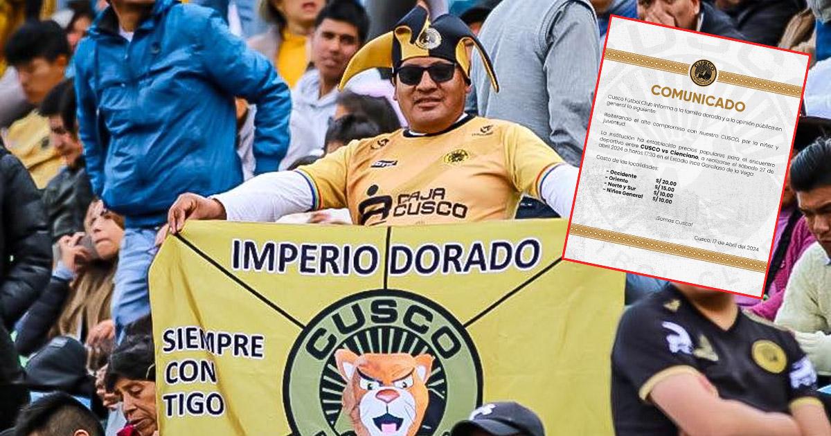 Cusco puso a la venta entradas para duelo ante Cienciano