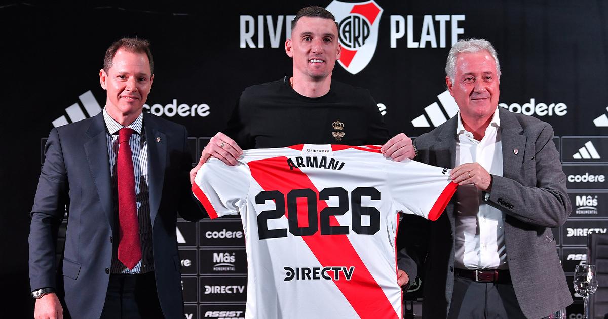 Franco Armani renovó su vínculo con River Plate hasta el 2026
