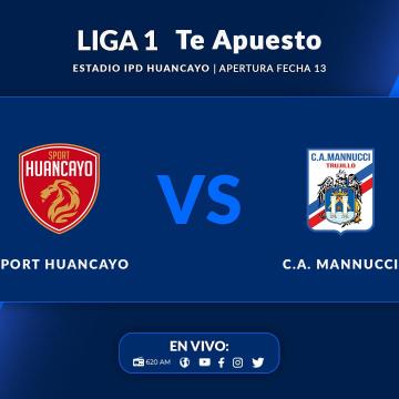 🔴#ENVIVO Sigue acá todos los detalles del Sport Huancayo vs. Carlos A. Mannucci