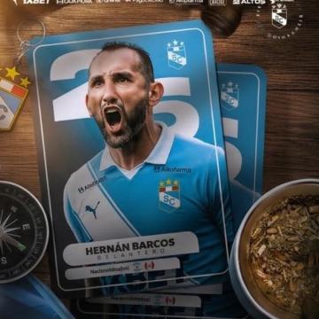 ¡OFICIAL! Hernán Barcos firmó por Sporting Cristal hasta finales de 2026
