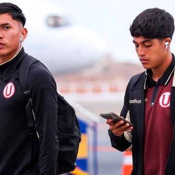 Con equipo alterno: Universitario llegó a Trujillo para enfrentar a Pirata FC