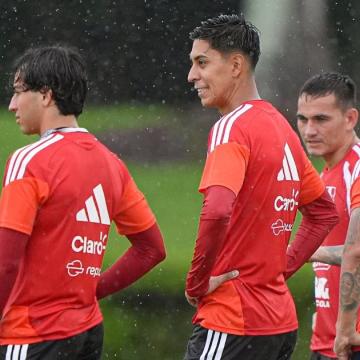 Selección peruana entrenó bajo la lluvia de Miami