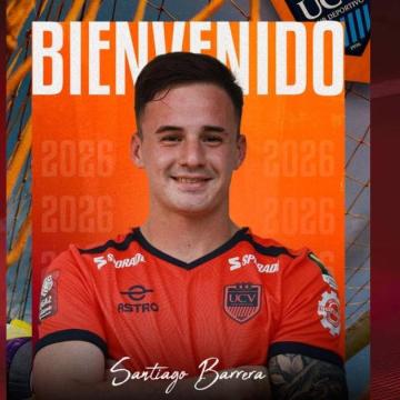 Argentino Santiago Barrera fue anunciado como nuevo refuerzo de la U. César Vallejo