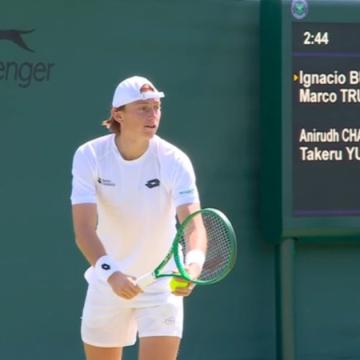 Buse y argentino Trungelliti debutaron con triunfo en dobles en Wimbledon