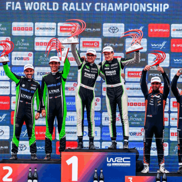 André Martínez logró nuevo podio mundialista tras finalizar tercero en el Rally de Estonia