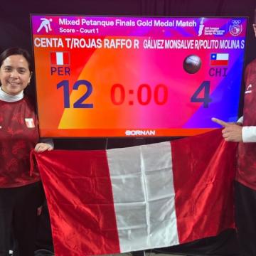 Bochas consigue la sexta medalla de oro para el Perú en los Juegos Odesur Santa Fe 2026