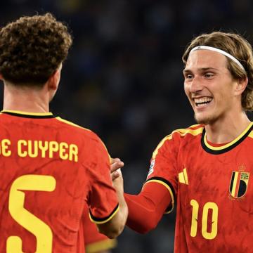 (FOTOS) Bélgica venció 2-0 a Italia en el inicio de la Nations League