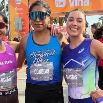 ¡Orgullo peruano! Aydee Loayza y Nicolasa Condori ganaron en el Maratón de Viña del Mar
