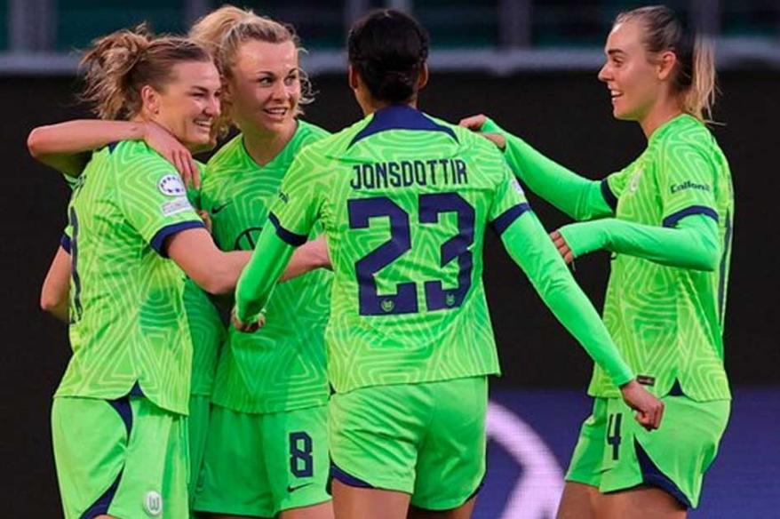 Wolfsburgo eliminó al PSG y se metió a semis de la Champions Femenina