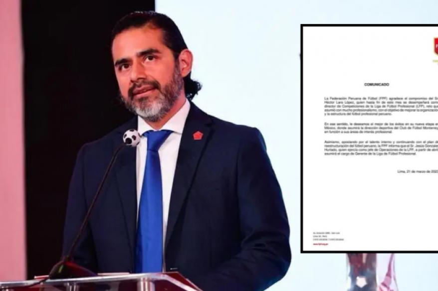 Héctor Lara no va más como director de competiciones de la Liga de Fútbol Profesional