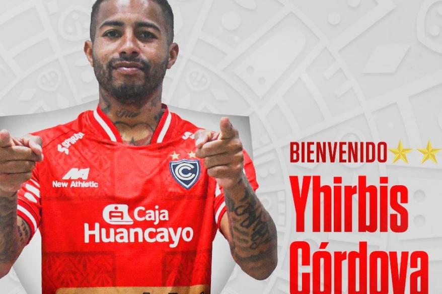 Cienciano anunció el fichaje de Yhirbis Córdova