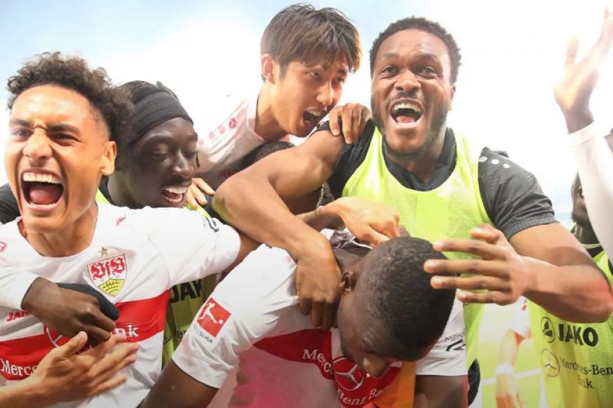 Sttutgart goleó por 3-0 a Hamburgo en la ida de los Playoffs de permanencia de la Bundesliga