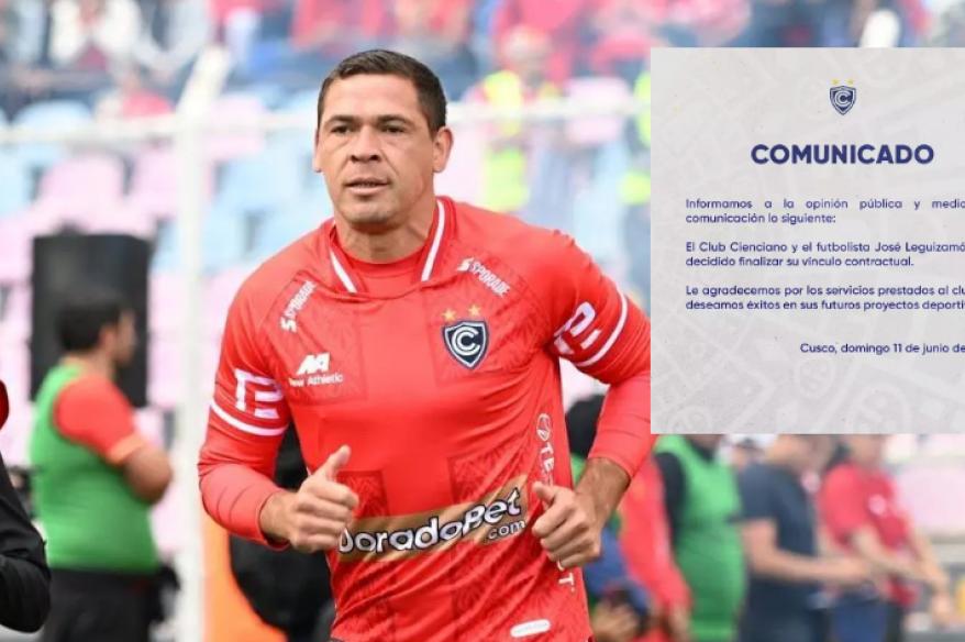 ¡No va más! Defensor José Leguizamón no es más jugador de Cienciano