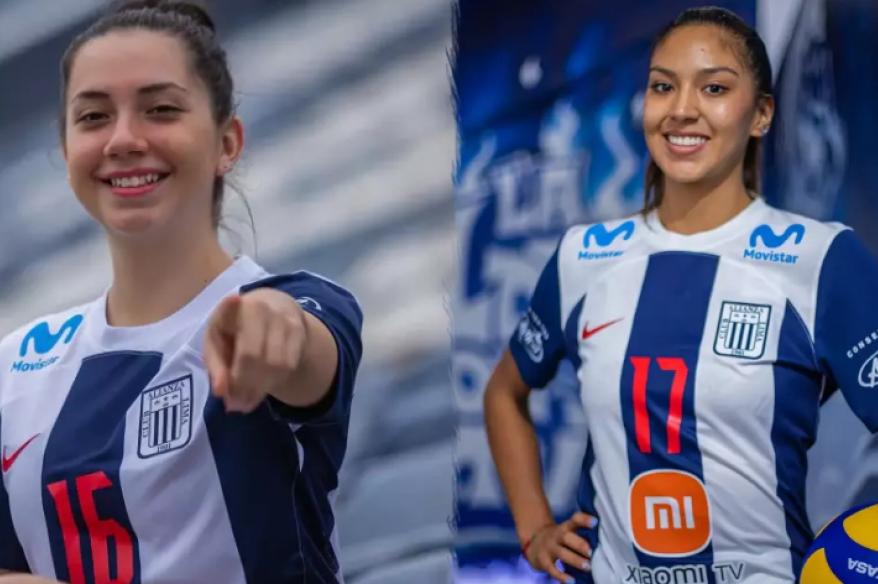 Nayeli Yabar y Fabiana Távara fueron presentadas como refuerzos de Alianza Lima