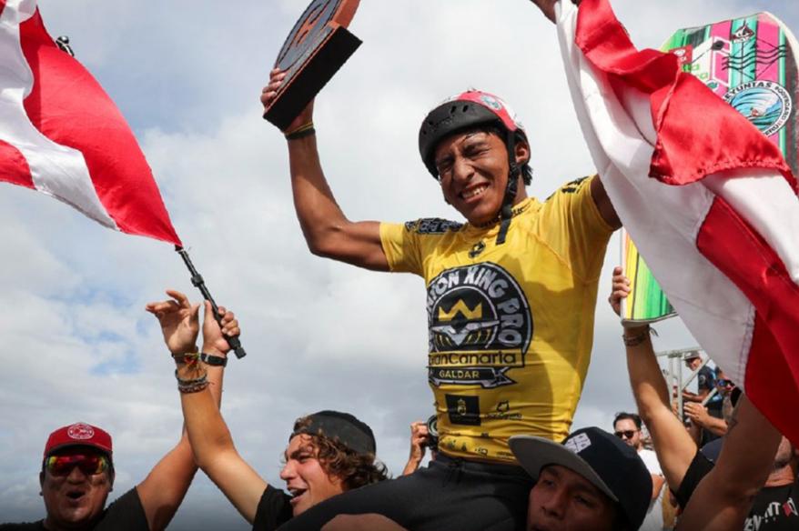 ¡Histórico! Maycol Yancce se coronó campeón mundial de bodyboard
