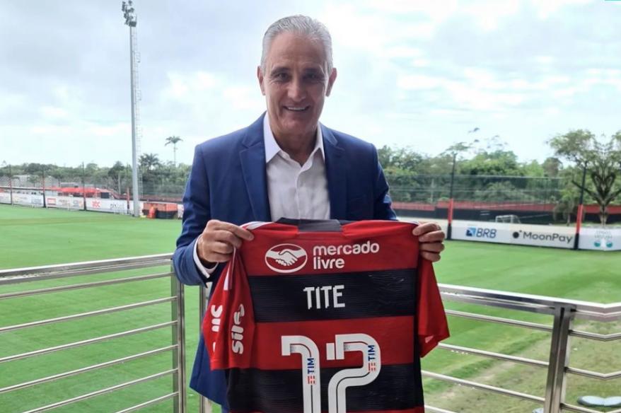 ¡Manos a la obra! Tite tuvo su primer día de trabajo al frente de Flamengo