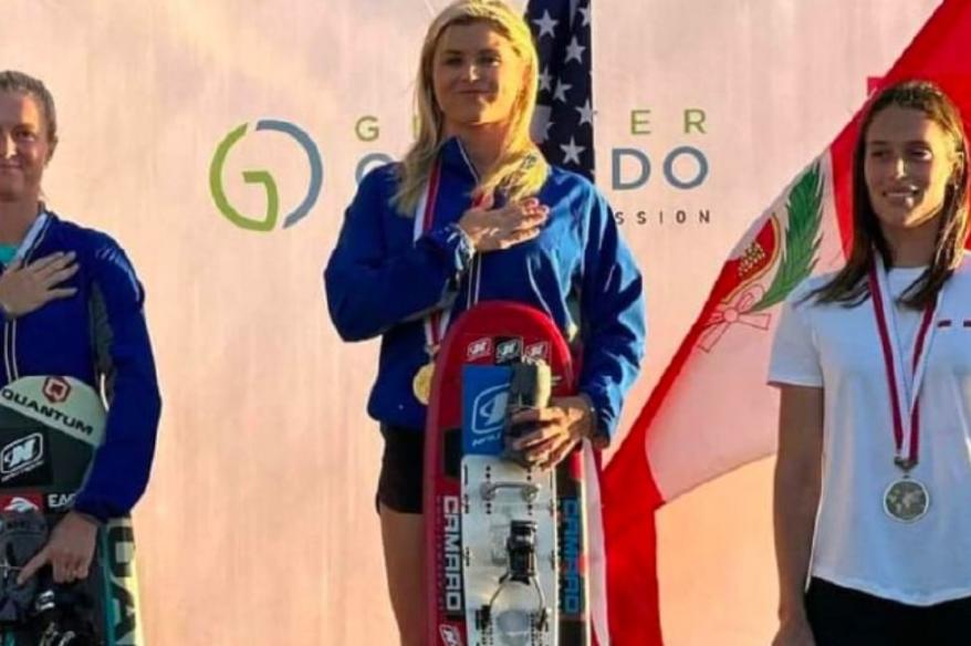 Cuglievan subió al podio en el campeonato mundial de Esquí Acuático