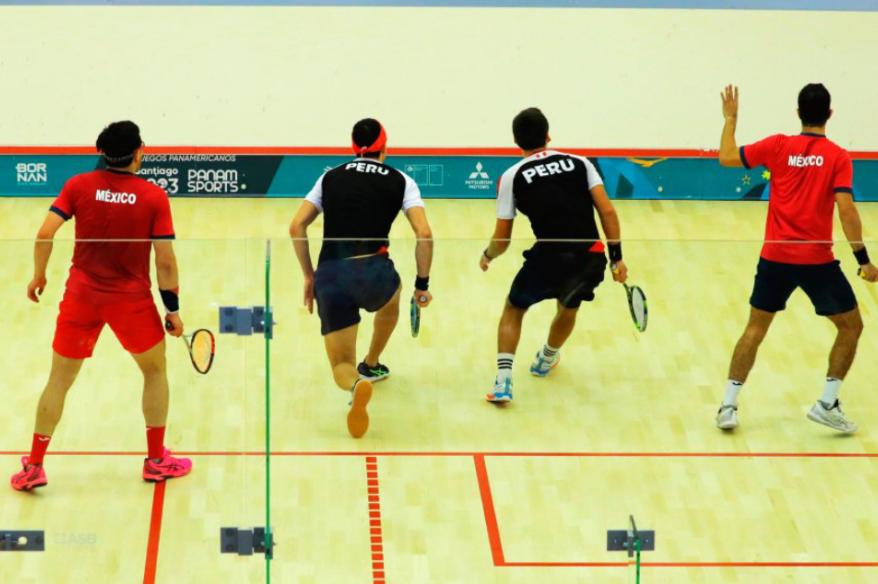 Dupla peruana logró presea de bronce en Squash
