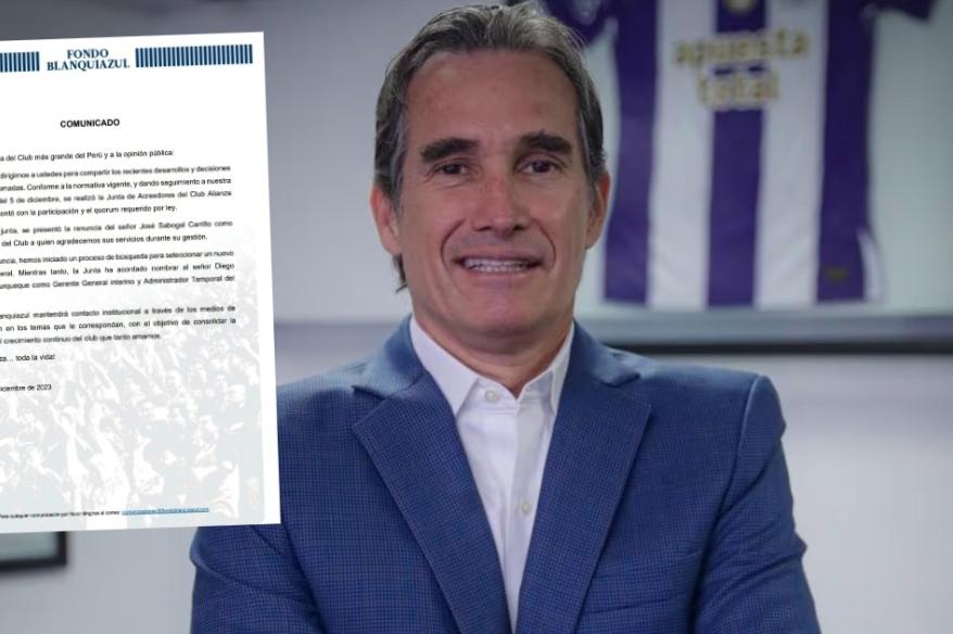 Fondo Blanquiazul oficializó renuncia de administrador José Sabogal