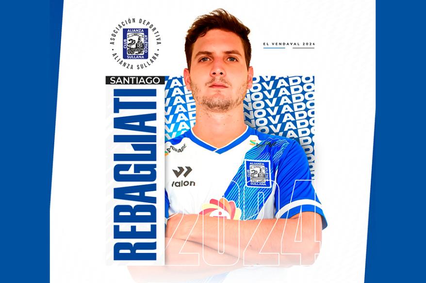 Santiago Rebagliati seguirá vistiendo la camiseta de Alianza Atlético