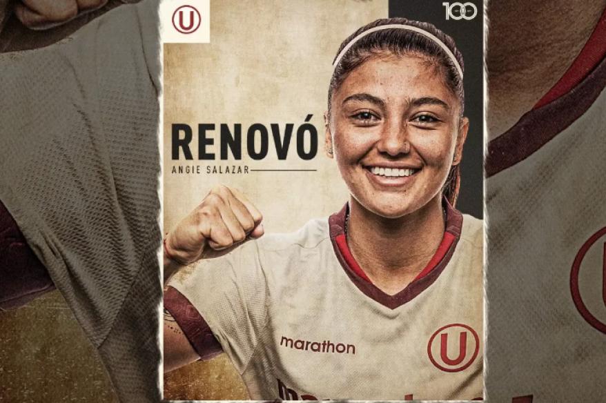 Universitario confirmó la continuidad de Angie Salazar por todo el 2024