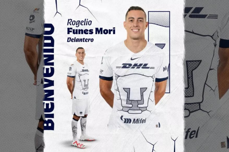 Rogelio Funes Mori será compañero de Piero Quispe en Pumas