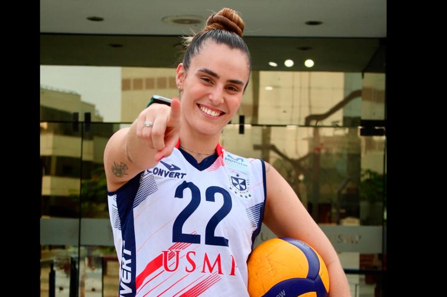 Armadora brasileña Maynara Rossi llegó para reforzar a U. San Martín en LNSV