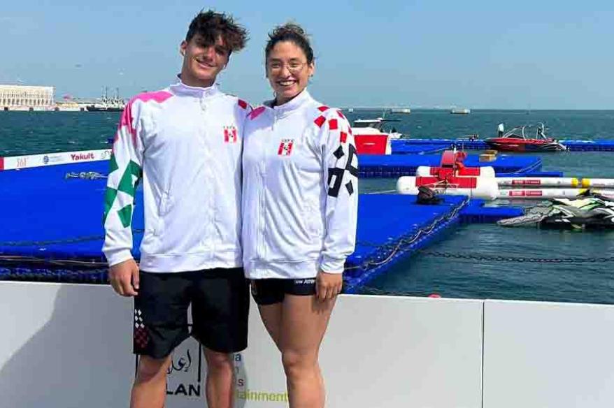 Conoce cómo le fue a los peruanos Bramont-Arias y Ywanaga en Mundial de deportes acuáticos en Doha