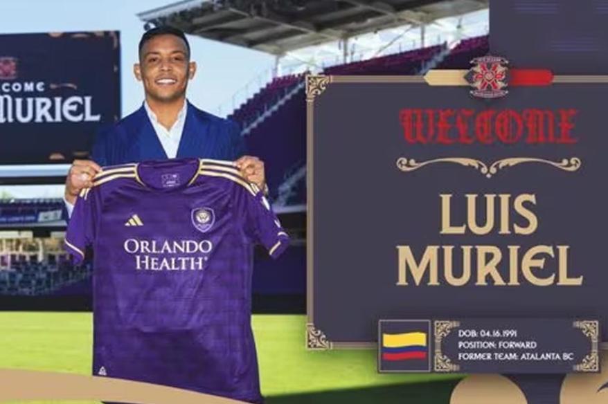 Muriel fue presentado en Orlando City