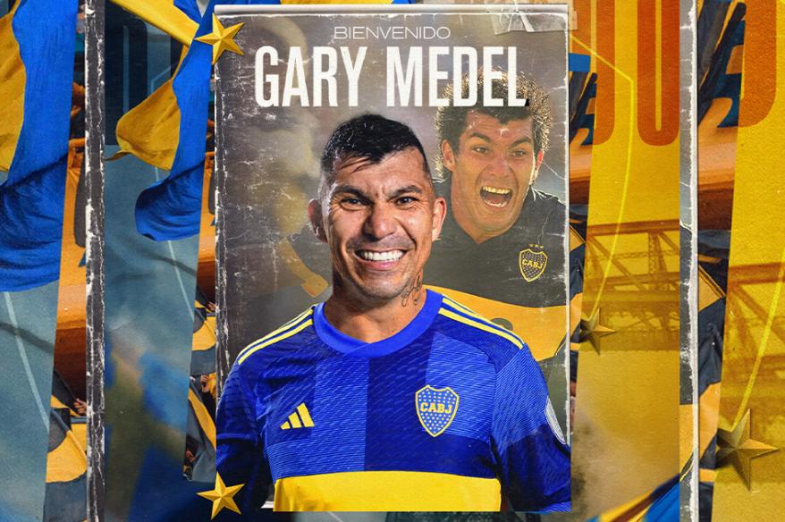 Ya es oficial: Gary Medel fue anunciado como nuevo jugador de Boca Juniors