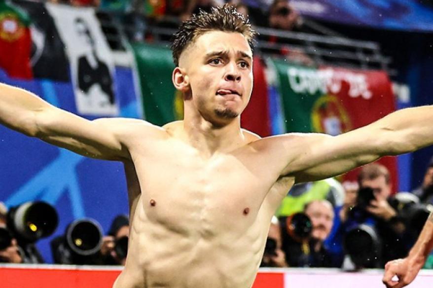El récord de Francisco Conceição tras anotar el gol de la victoria de Portugal