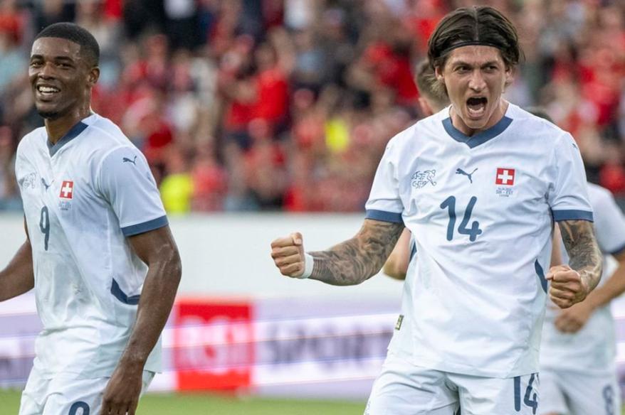 Suiza goleó 4-0 a Estonia en partido amistoso