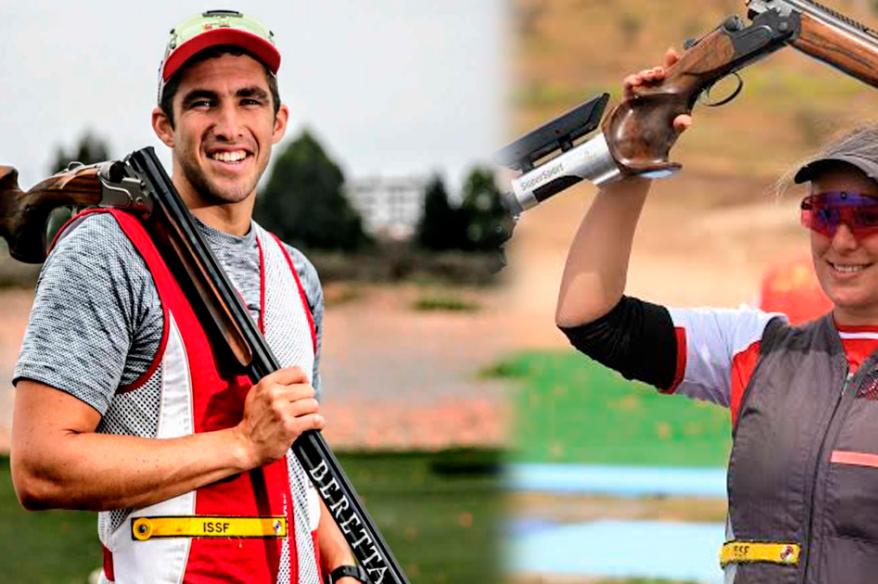 Nicolás Pacheco y Daniella Borda culminaron en la décima tercera posición de la prueba de tiro mixto