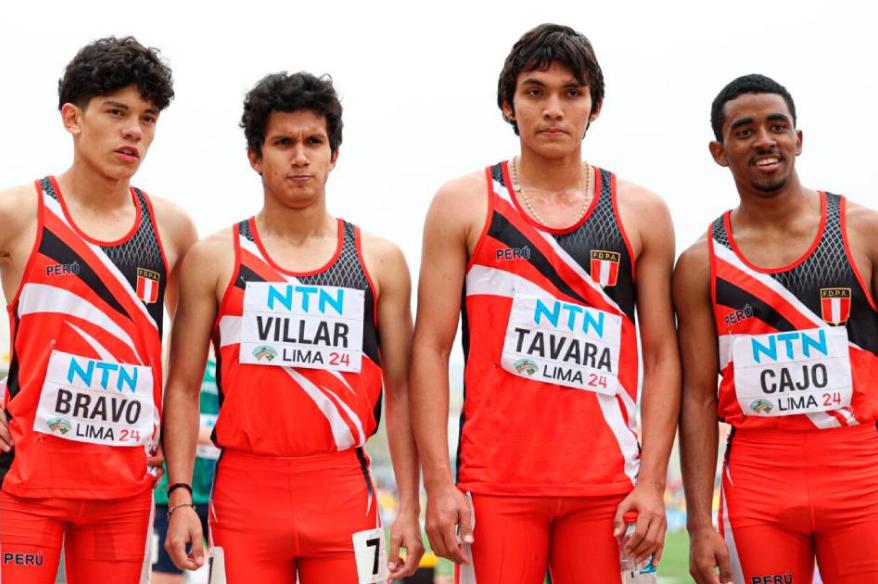 Relevos masculinos de Perú consiguen su mejor tiempo de la temporada
