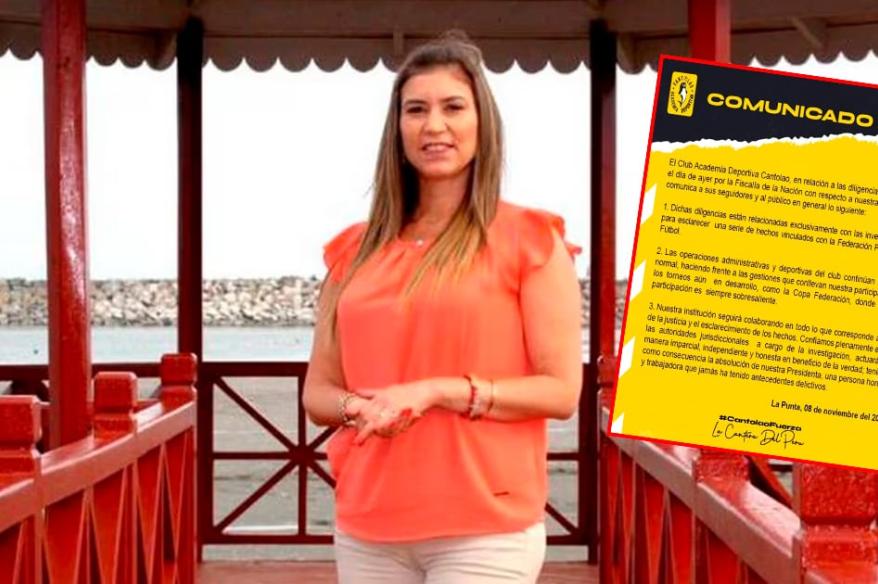 Cantolao se pronunció tras detención de su presidenta Gisella Mandriotti