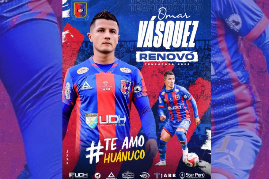 Omar Vásquez continuará defendiendo a Alianza Universidad por todo el 2025