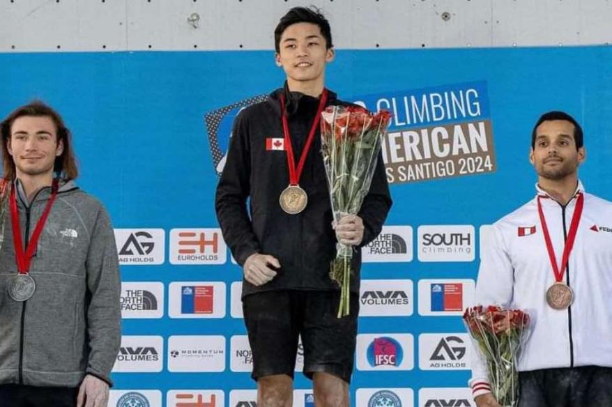 Peruano Lequerica logró medalla de bronce en Panamericano de escalada en Chile