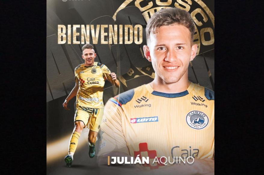Argentino Julián Aquino es nuevo jugador de Cusco FC