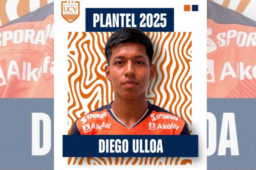 Diego Ulloa firma su primer contrato con la U. César Vallejo