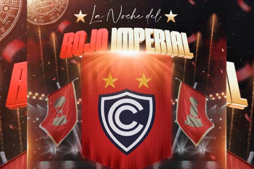 Cienciano anunció la 'Noche del Rojo Imperial'